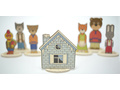 Набор деревянный "Персонажи сказки Заюшкина избушка"