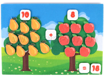 Учимся считать (фетр) Учимся считать (фетр)