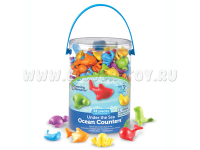 Игровой набор фигурок "Морские обитатели" (72 элемента) Игровой набор фигурок "Морские обитатели" (72 элемента)