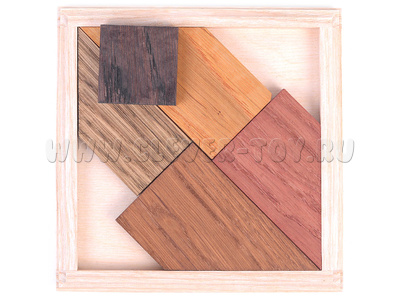 Головоломка "Черный квадрат 2" (дерево) Головоломка "Черный квадрат 2" (дерево)