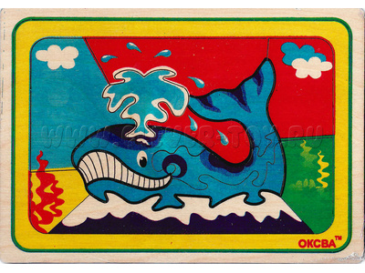 Собери картинку "Кит" Собери картинку "Кит"