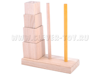 Головоломка "Ханойская башня" (дерево) Головоломка "Ханойская башня" (дерево)