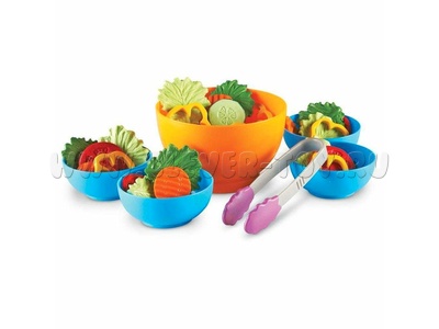 Развивающая игра "Мы растем. Салат из свежих овощей" (38 элементов) Развивающая игра "Мы растем. Салат из свежих овощей" (38 элементов)