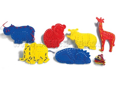 Набор шнуровок "Дикие животные" Набор шнуровок "Дикие животные"