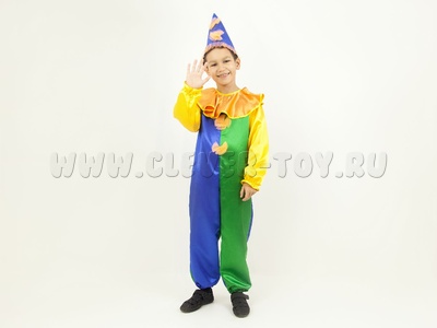 Костюм "Клоун" (комбинезон + колпак) Костюм "Клоун" (комбинезон + колпак)