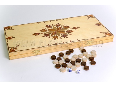 Нарды большие инкрустированные художественные (дерево) (остатки) Нарды большие инкрустированные художественные (дерево) (остатки)