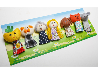 Театр "Репка" пальчиковый (7 шт.) Театр "Репка" пальчиковый (7 шт.)