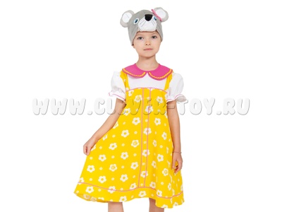 Костюм детский "Мышка Норушка в желтом" Костюм детский "Мышка Норушка в желтом"
