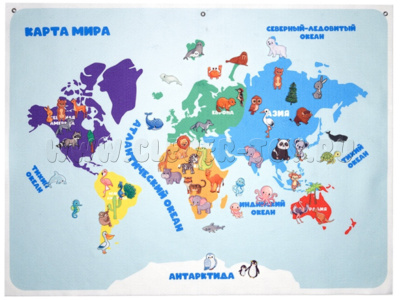 Панно "Карта мира" (119 элементов) Панно "Карта мира" (119 элементов)