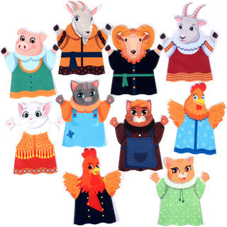 Театр на руку "Кошкин дом" (фетр)