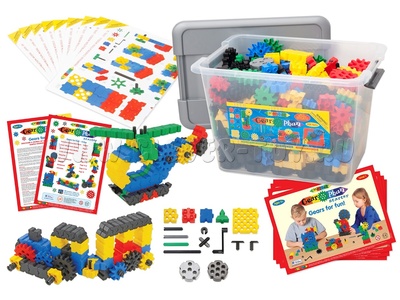 Конструктор Morphun STEM (Шестеренки) Gearphun Starter 600 деталей Конструктор Morphun STEM (Шестеренки) Gearphun Starter 600 деталей