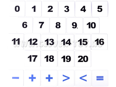 Набор двусторонних магнитных карточек "Учимся считать"* Набор двусторонних магнитных карточек "Учимся считать"*