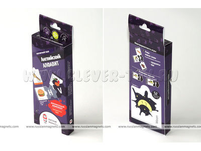 Набор магнитных карточек "Английский алфавит" (дополнительный комплект) Набор магнитных карточек "Английский алфавит" (дополнительный комплект)