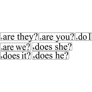 Набор магнитных карточек Taq questions (большой размер)