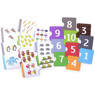 Набор магнитных карточек "Состав числа от 1 до 10"