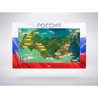 Интерактивная панель "Цвета России"