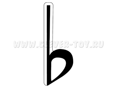 Магнитная карточка Бемоль